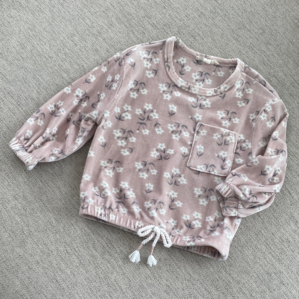 Jessica Simpson Floral Pink 2T Top